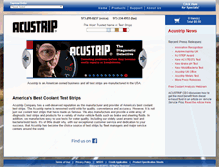Tablet Screenshot of acustrip.com